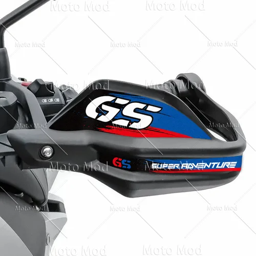 Imagen 2 del producto Pegatinas protectoras de manos para motocicleta, calcomanías impermeables para R1250GS ADV R1200GS Adventure F850/750/650GS F900XR 40 años Triple negro