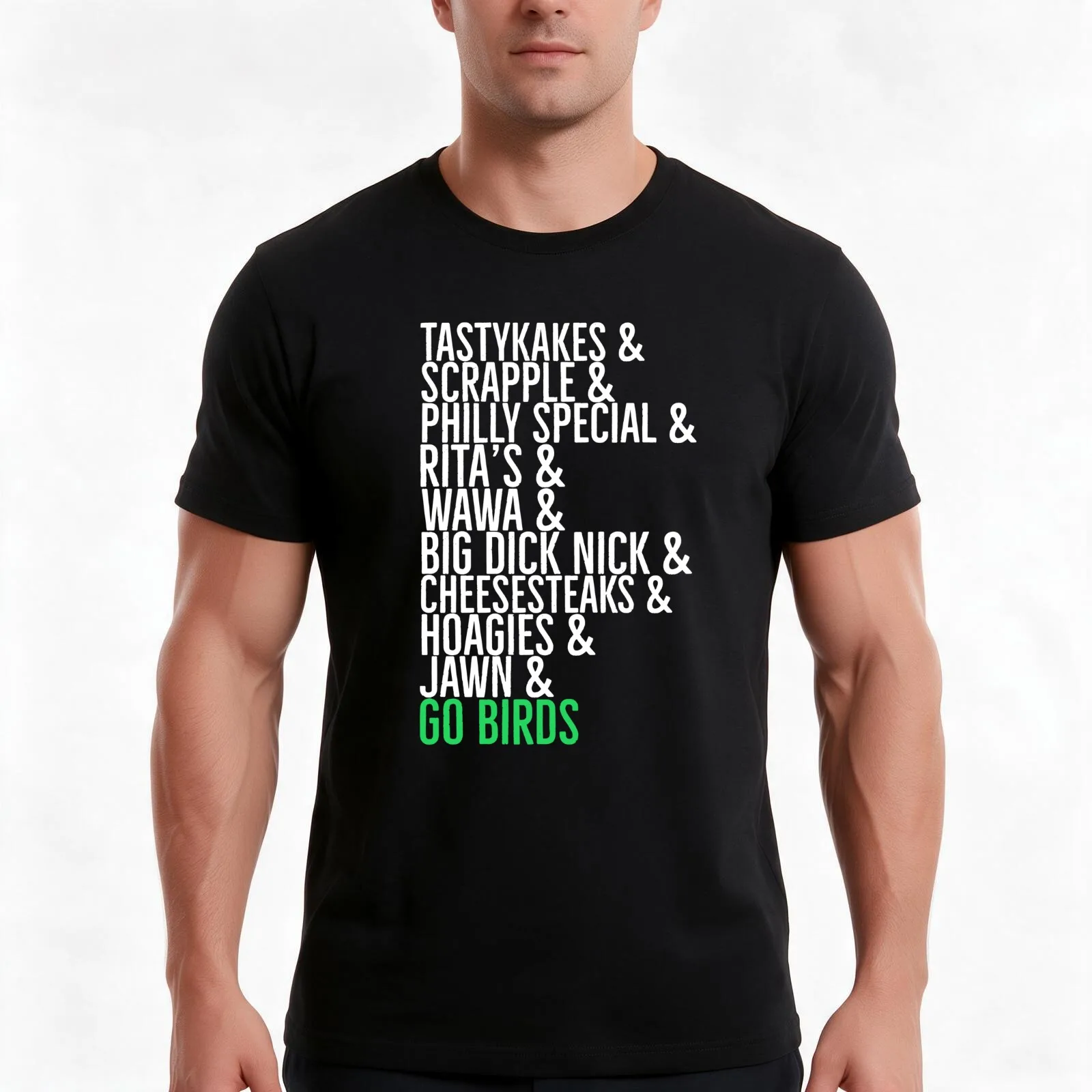 Tastykakes & Scrapple & Philly Special & Rita's Wawa Big Dick Nick Cheesesteaks Hoagies Jawn Go Birds T-Shirt, Unisex Men Women