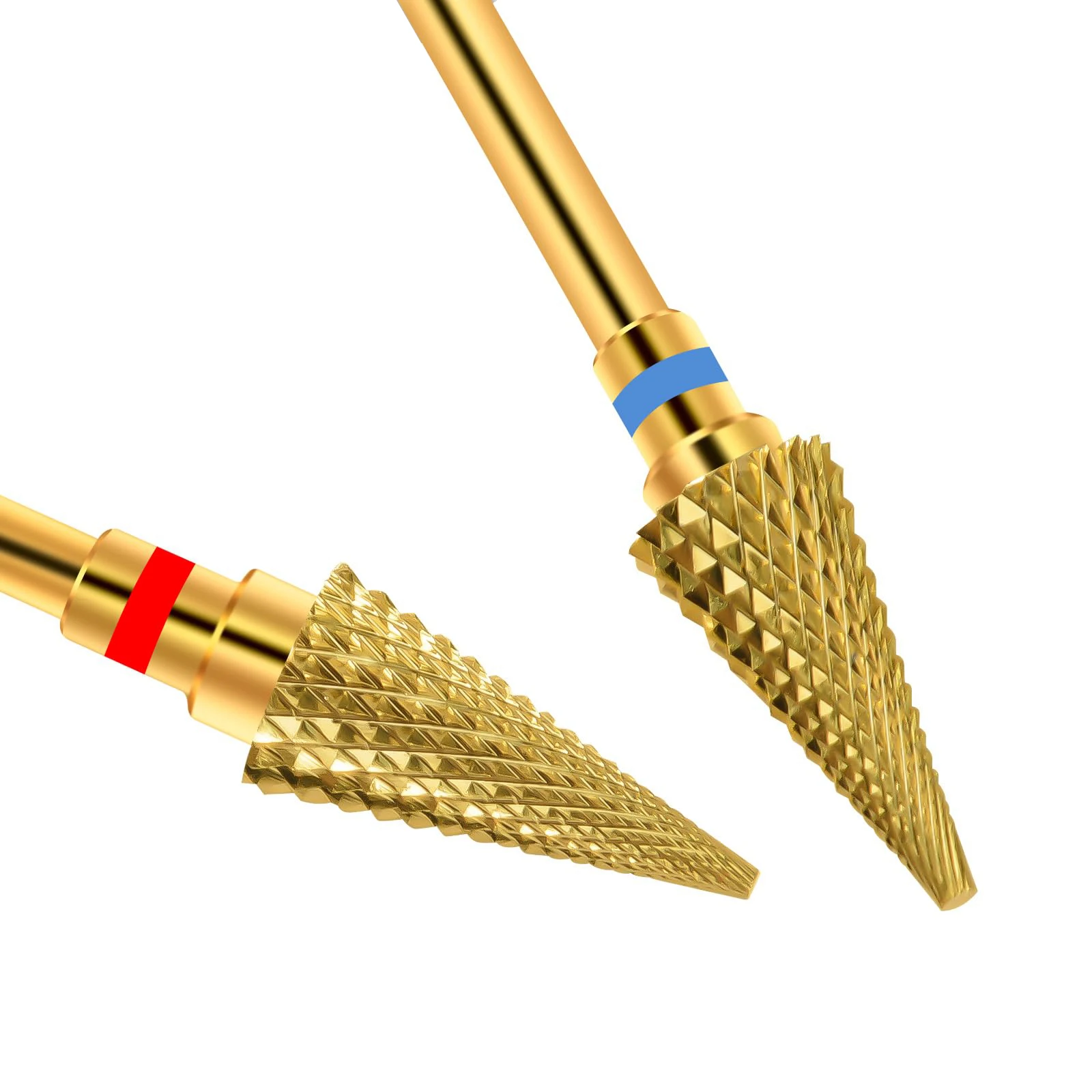 Juego de brocas para uñas de carburo de tungsteno, limas para manicura, máquinas herramientas para pedicura, accesorios para quitar cutículas, 2 uds.