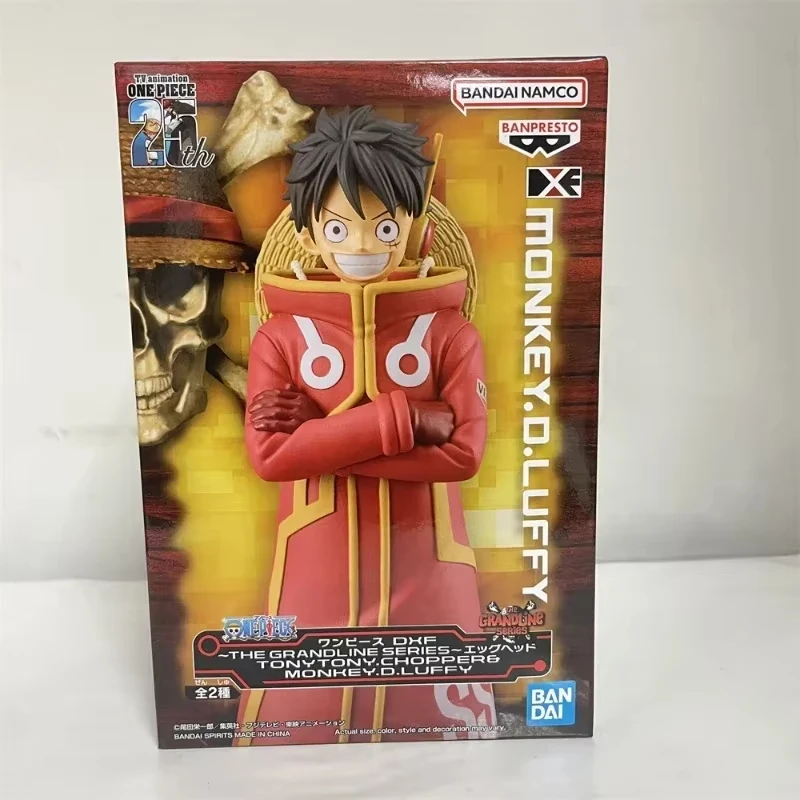 In Stock Bandai Original Anime Figure One Piece DXF BRC Monkey D Luffy Action Figurine PVC Model Toys Doll Collection 16cm