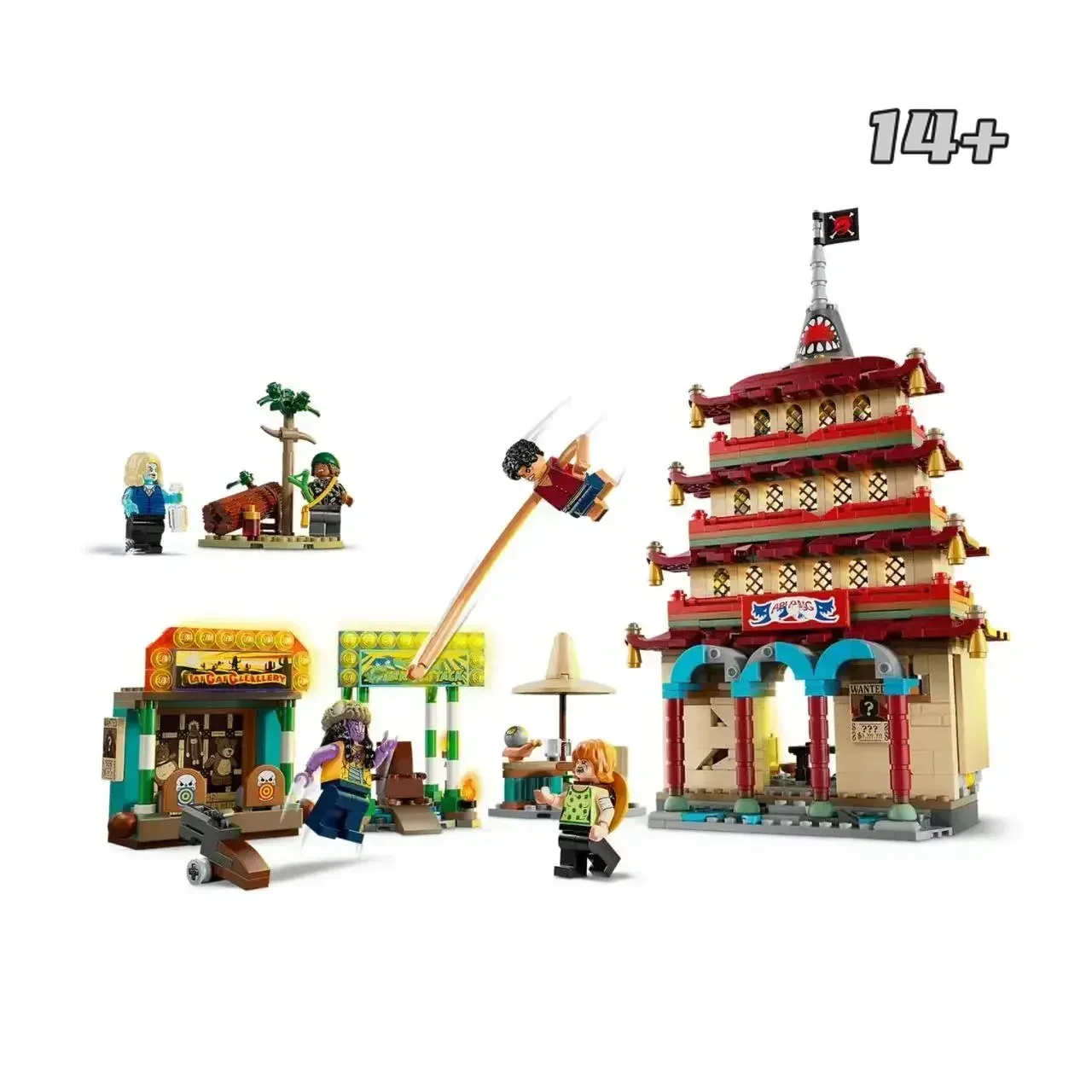 Kit de Modelo Detallado Disney Innovative 75638 One Piece: Arlong Park, Decoración de Habitación de Diseño Premium, Recuerdos para Fans