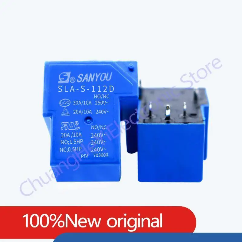 

20Pcs/lot SANYOU relay SLA-S-105D 112D 124D 6PIN A set of transformations 20A250VAC replace SLA-12VDC-SL-V 5V 12V 24V Relay