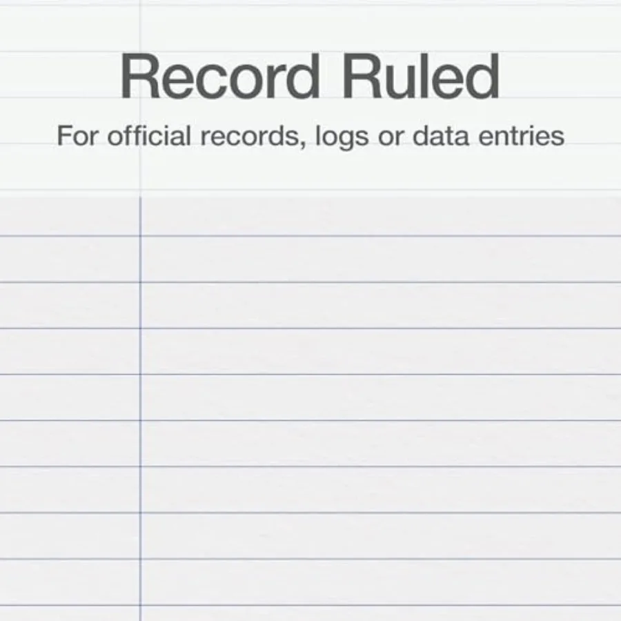 6718500R Record/Account Book Record Rule Green/Red 500 Pages 12 1/2 x 7 5/8