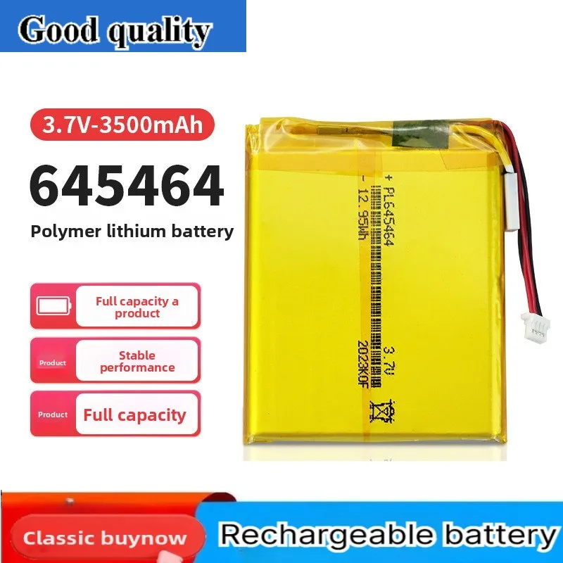 3500mAh 3.7V Polymer Lithium Battery for Wireless Mobile Power Supply Bluetooth Speaker Replacement Cell Pack