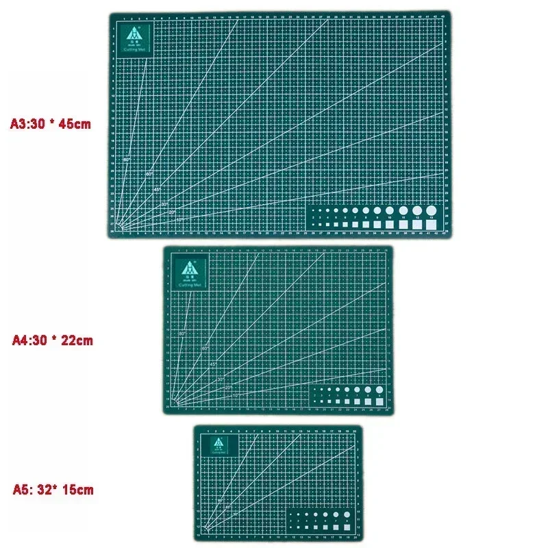 A3 A4 A5 PVC Cutting Mat Pad Patchwork Cut Pads A3 Patchwork Tools Manual DIY Tool Cuttings Board Double-sided Self-healing