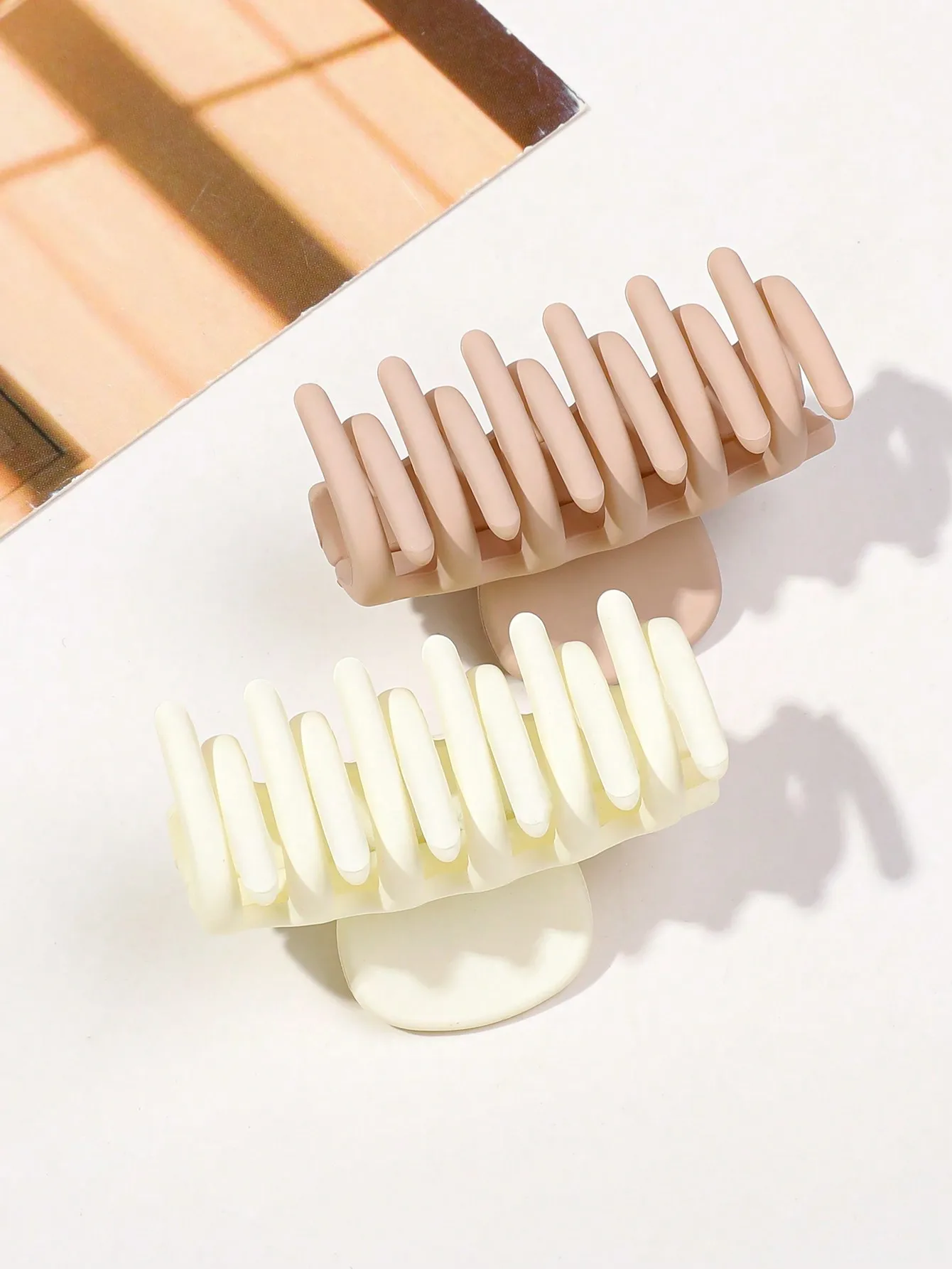 5 Stück mittelgroße 1,7 Zoll neutrale Haarklammern für Frauen und Mädchen, dünnes, dickes Haar, rutschfeste Haarklammern, Haar-Accessoires – Detail 12