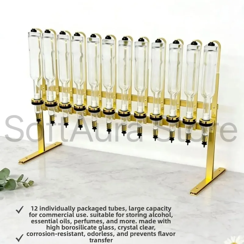 Commercial Multi Capacity Perfume Filling Unit 12 Slot 200ml/375ml/500ml/750ml Dispenser for Shop Wedding Party Use