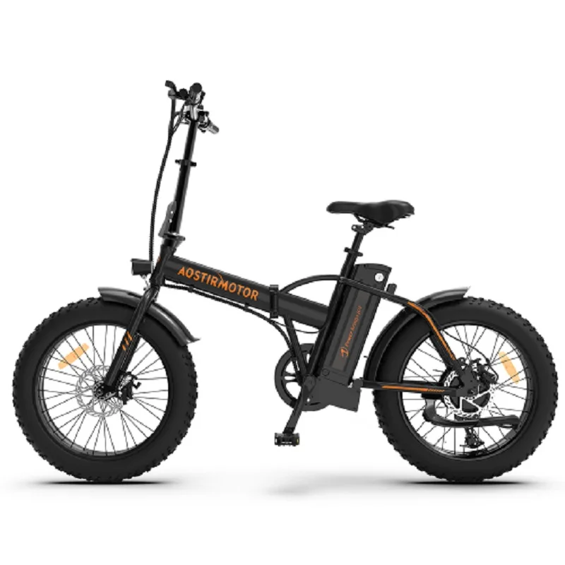 

Folding Electric Bike 500W Motor 20" Fat Tire 36V/13Ah Li-Battery Beach Snow