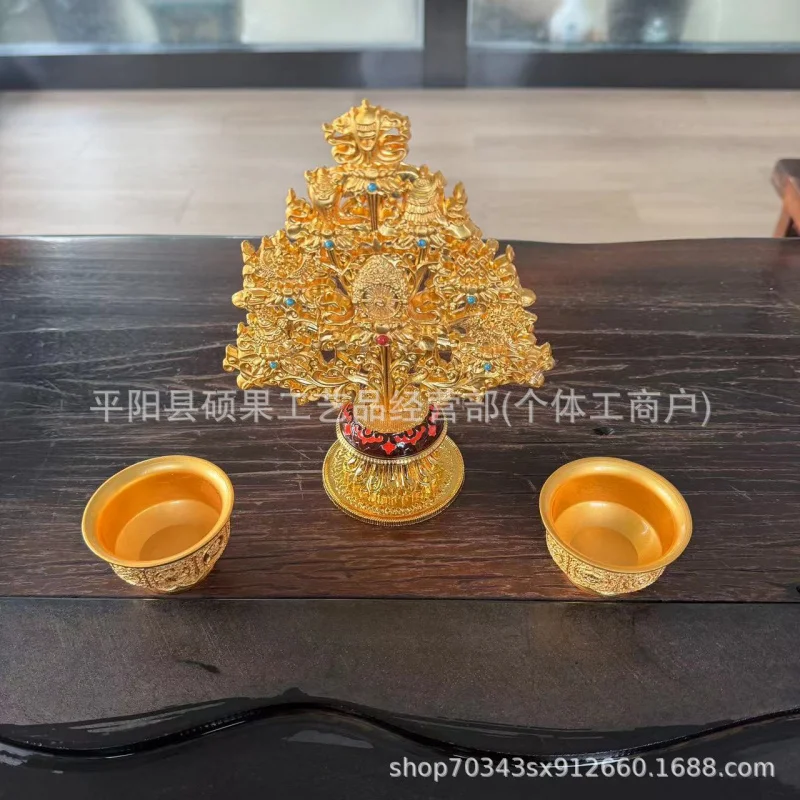 Tibetan Eight Auspicious Symbols Eight Collection Tree Eight Auspicious Tree Buddha Accessories Eight Auspicious Symbols for Goo