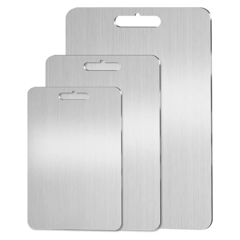 Premium Titanium Cutting Board- Dual-Side Antibacterial Chopping Board