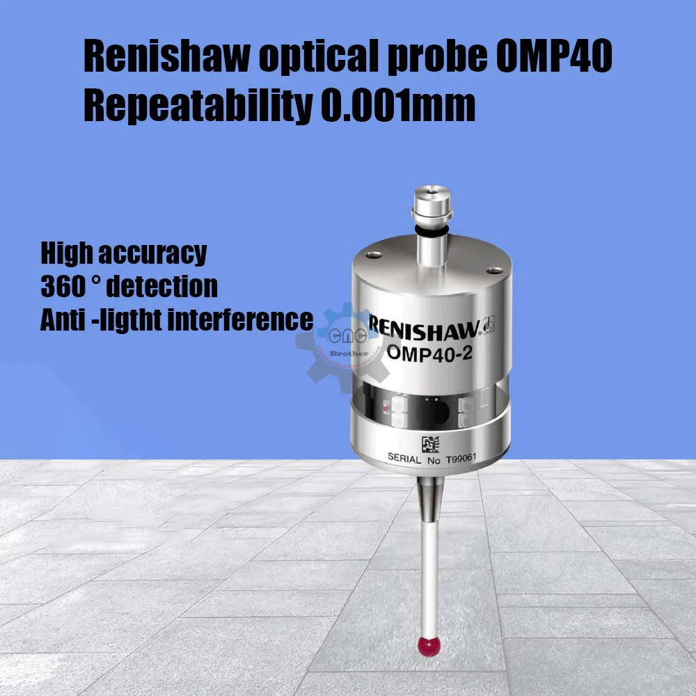 

CNC Dividing Bar Original Renishaw OMP40 Optical Machine Tool Infrared Probe 2D3D Mold Edge Finder Wireless Measurement Probe