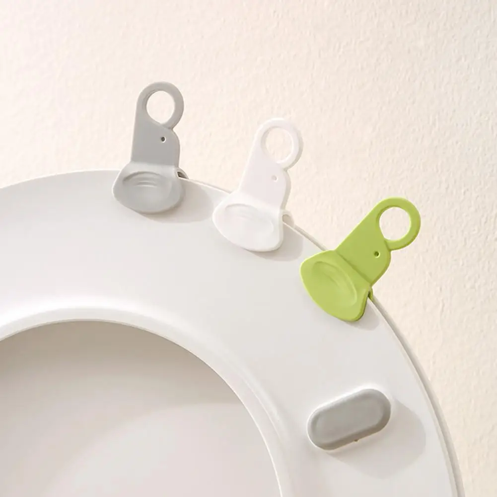 Easy Lift Toilet Seat Tool 2pcs Toilet Seat Lifter Handle Universal Portable Toilet Lid Opener Easy Installation for Bathroom