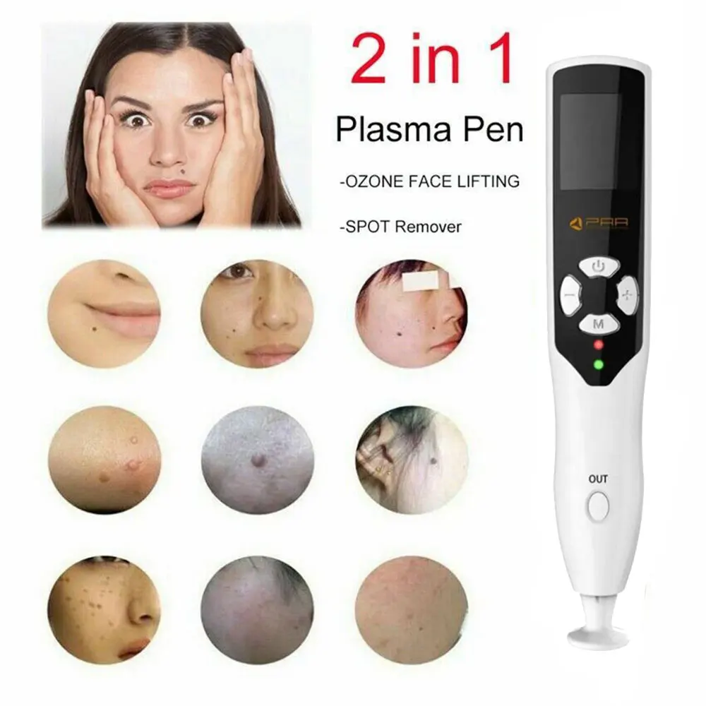 2023 Latest Ozone Fibroblast Plasma Pen For Eyelid Face Lifting Wrinkle Spot Mole Freckle Removal Skin Care Equipment