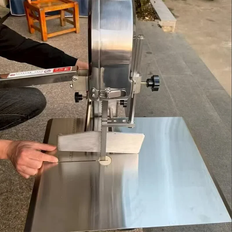 New Electric Bone Saw Machine Meat Chicken Beef Processing 304 Stainless Steel 110V-220V