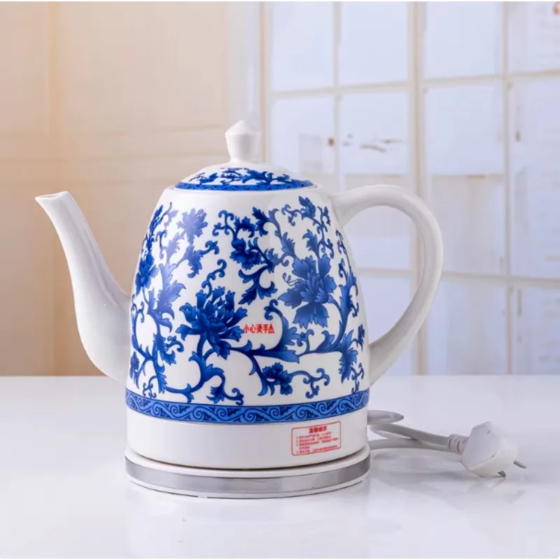 1.2L 1.5L Ceramic Electric Kettle Teapot 220V Anti-dry Burning Auto Power Off