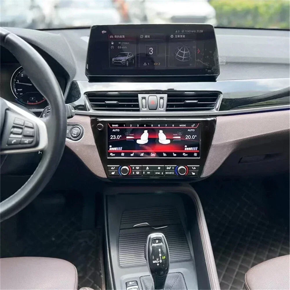 For BMW X1 F48 2016-2022 Digital Climate Panel Dashboard Touch Screen Air Condition Panel LCD Display Temperature Control
