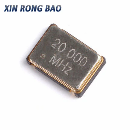 5PCS 5*7mm 7050 4 pins SMD Oscillator 20MHz 20M 20.000mhz Active Crystal Oscillator