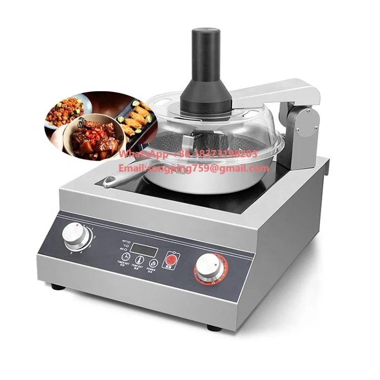

High Efficient Robot Cooking Equipment for Home Automatic Rotating Wok Stir Fry Machine Cooking Robot Cooker