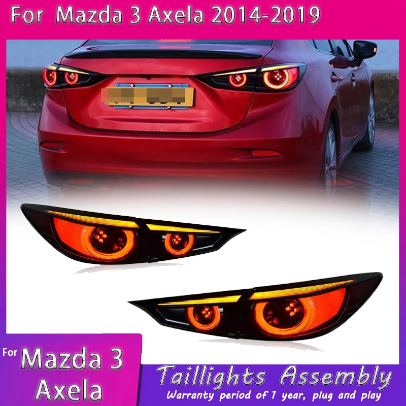 

Автомобильные фары для Mazda 3 Axela Mazda3 2014-2019, дизайн глаз в сборе, задние фонари, аксессуары для динамических указателей поворота