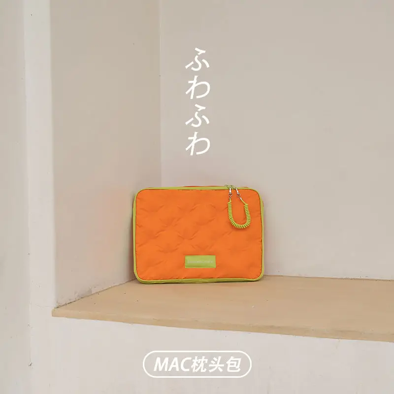 16 Inches Candy Color Handbag Flowers Pattern Laptop Bag for Macbook Air/pro Matebook Dell Lenovo 14 15.6 Soft Laptop Bag