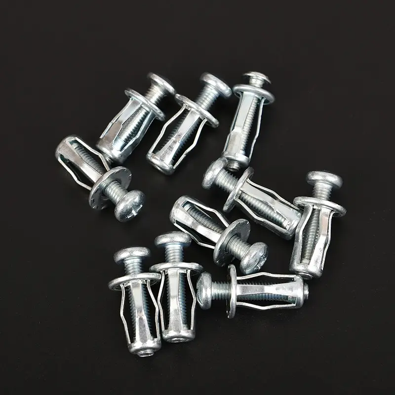 10 Sets M4/M5/M6 Jack Nuts Car Metal Screw Petal Nuts With Screw For Hollow Wall Iron Skin