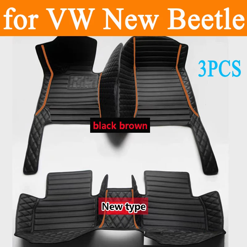 Car Floor Mat For VW New Beetle 1998~2011 Waterproof Tapetes Para Automovil Car Mats Floor Tapis Voiture Car Accessories