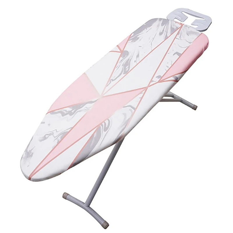 140x49CM Fabric Marbling Ironing Board Cover Protective Press Iron Folding for Ironing Cloth Guard Protect Delicate Garment Easy