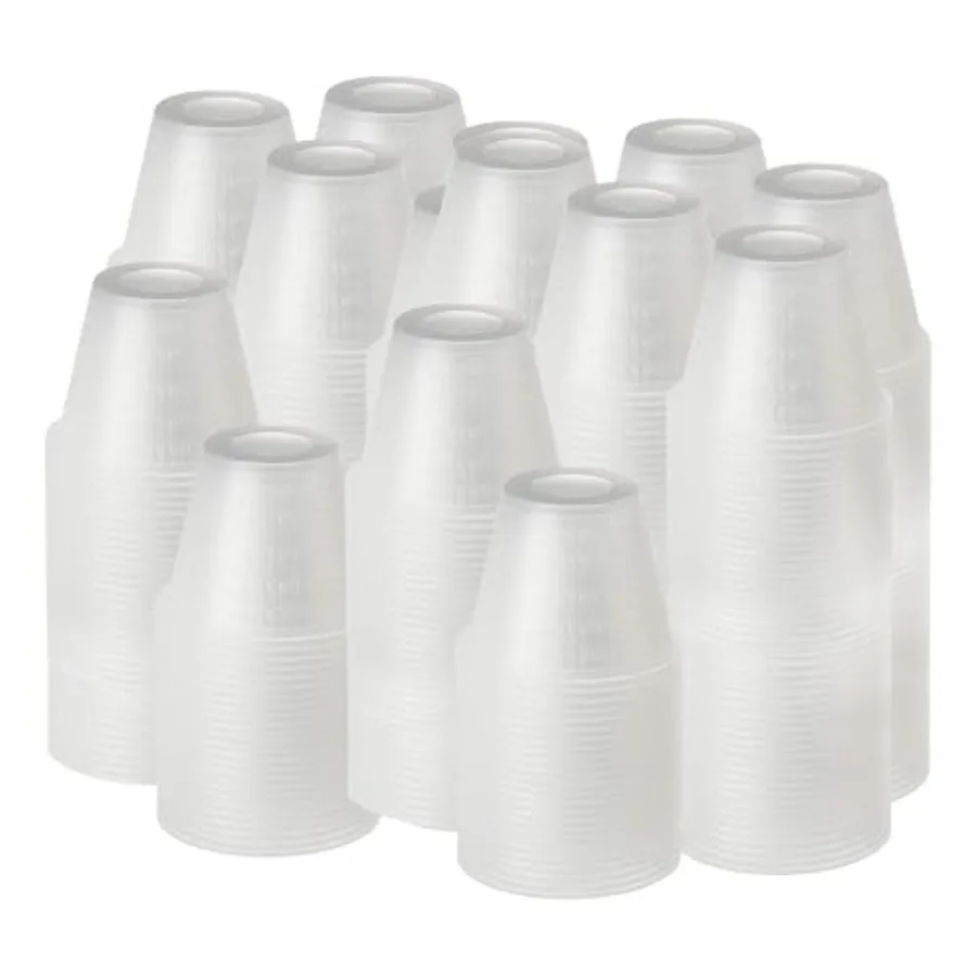 

5000 Count - 1 oz.] Disposable Graduated Plastic Medicine Cups - For Mixed Pills Medication Measuring Resin Mixing Mouthwash