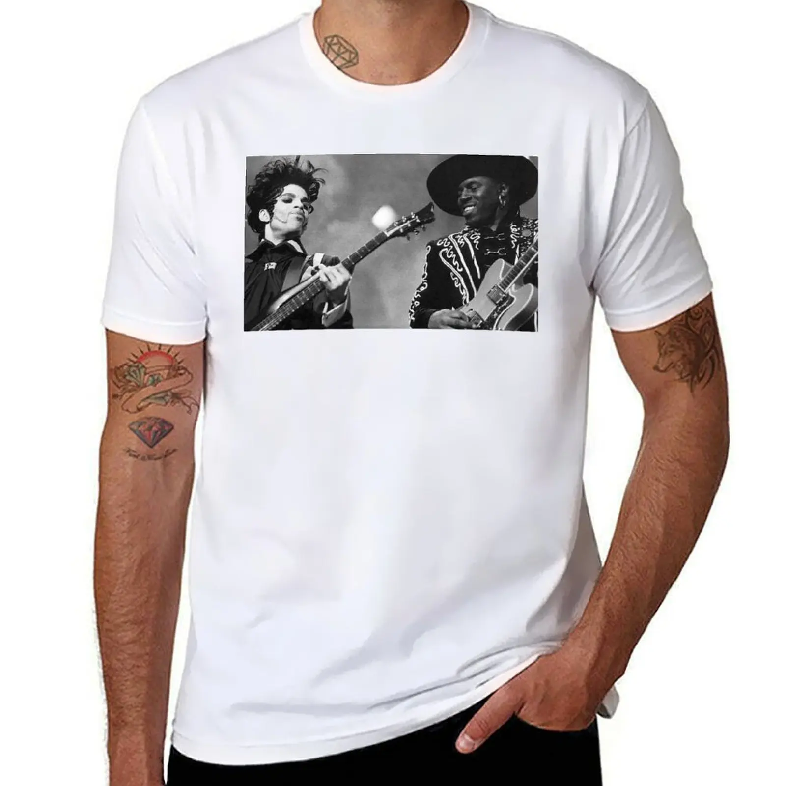 

Prince and Levi Seacer ,Jr. T-Shirt Outdoor Work Short Sleeve Top