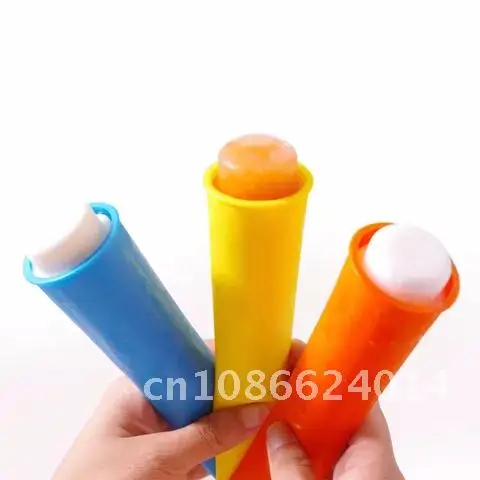 

5 pieces/lot Kitchen DIY Summer Popsicle Maker Lolly Mould Random Color Food-Grade Silicone Frozen Ice Cream Pop Mold