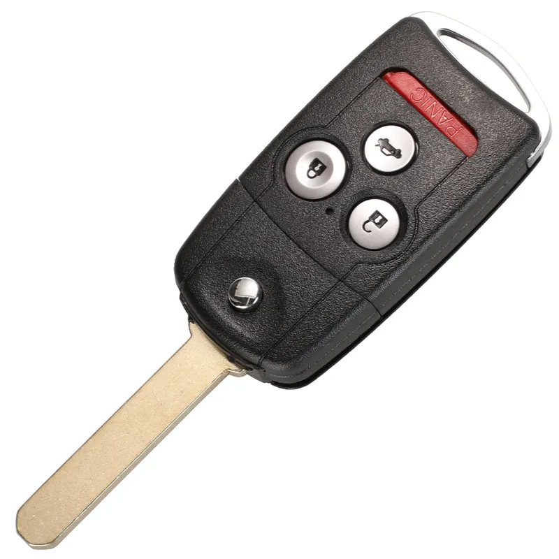 Jingyuqin 2/3/4 Tasten Flip Auto Remote Key Shell Fob Fit für Honda Acura Civic Accord Jazz CRV HRV Schlüssel Fall gehäuse Ersatz