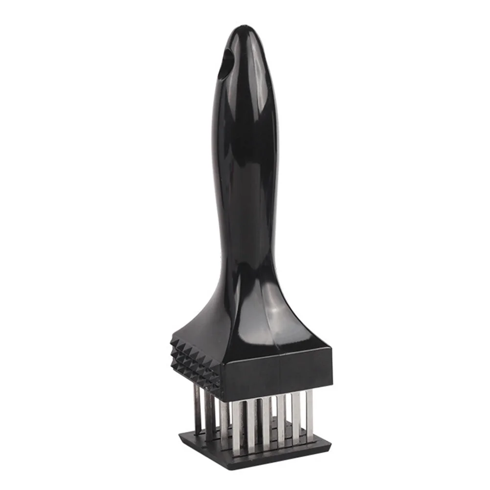 

Stainless Steel Meat Tenderizer With Abs Handle For Arthritis Weak Hands Poultry Fish Beef Hammer Texture Side Flattening Tool