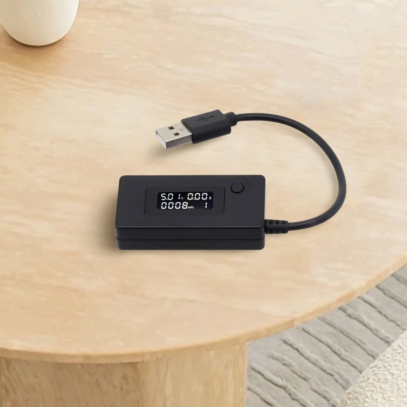 Picture 5: USB Tester Current Voltmeter For Voltage Current MAH 4-30V 50mA 3000mA Data Saving Function Electrical Accessory