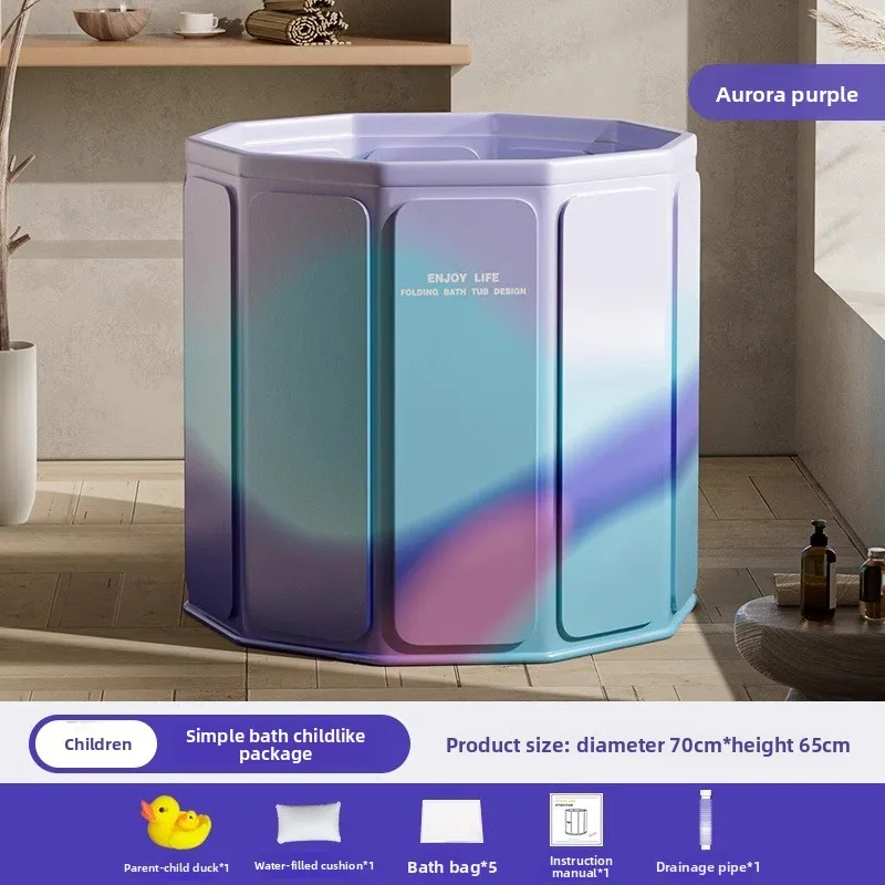 Foldable Portable Bathtub Adults Children Instant Open No Assembly Wholesale Folding Bath Tub Baby Bath Tub Portable Bathtub