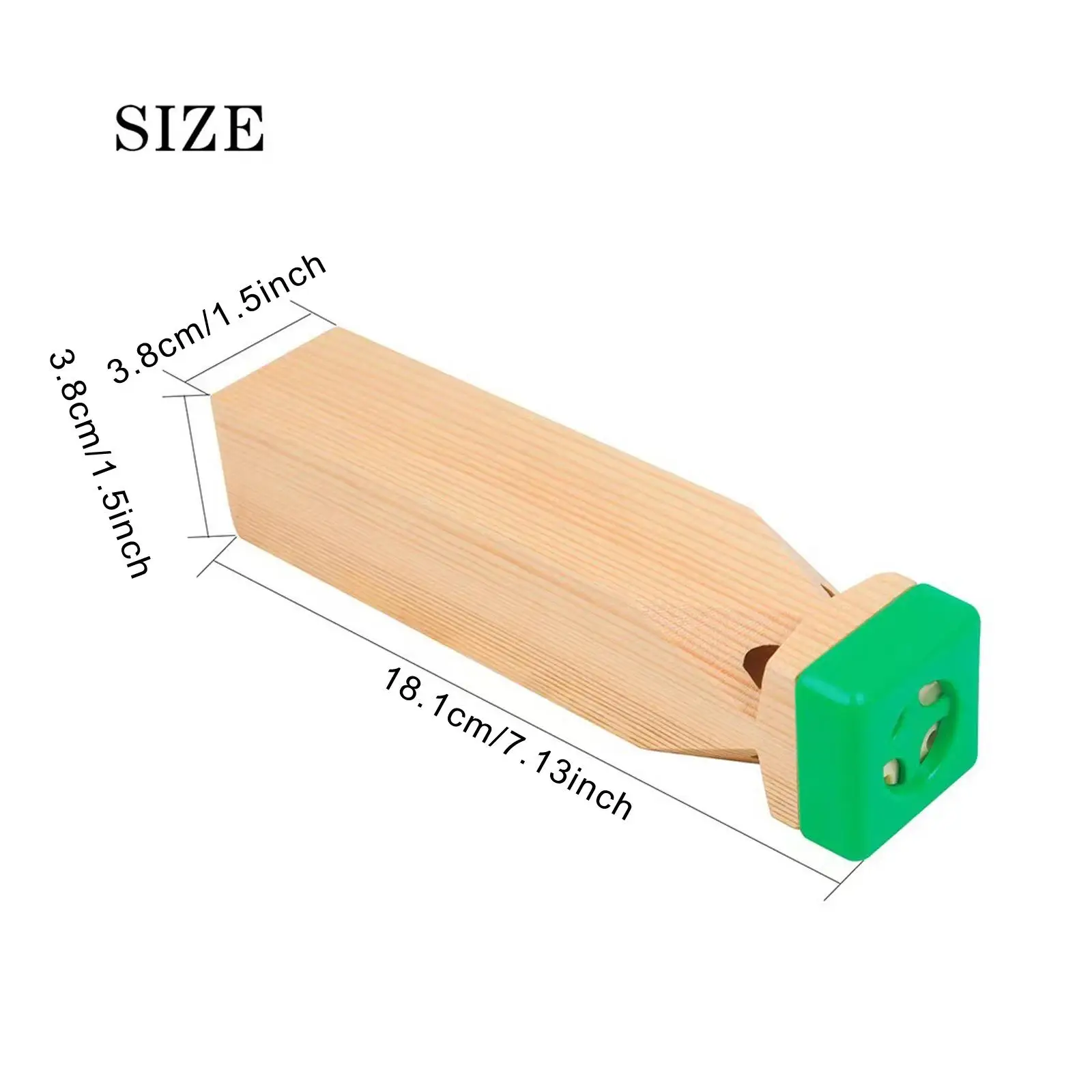 Silbato de tren de madera para niños, juguete de juego pequeño, premios, sonido, ruidoso, tren de juguete, favores de fiesta, juguete de entrenamiento de ritmo, juguete educativo