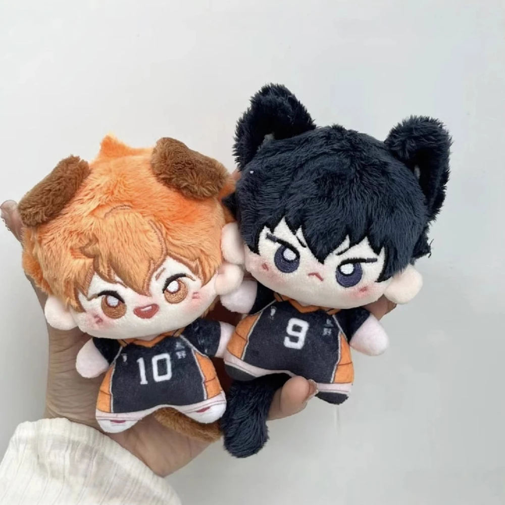 

10 см аниме фигурки Haikyuu плюшевые игрушки Хината Шойо брелок Тобио Кагеяма Ю Нишиноя сумка кулон волейбольные фанаты куклы