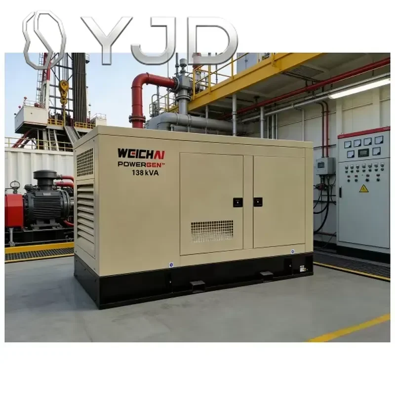 YJD 50kva Silent Soundproof Diesel Electric Generator Open Frame ATS 127/220V Remote Control 60Hz 1800 RPM 24V DC Electric Start