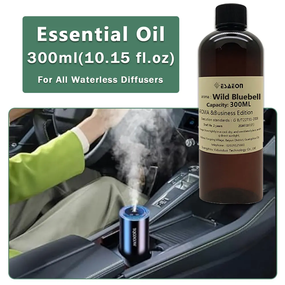 ESAEON Hotel Aroma Machine Supply Oils - Essential Oil For Waterless Aromatherapy Machines, Wild Bluebell - 300ML (10.15 fl.oz)