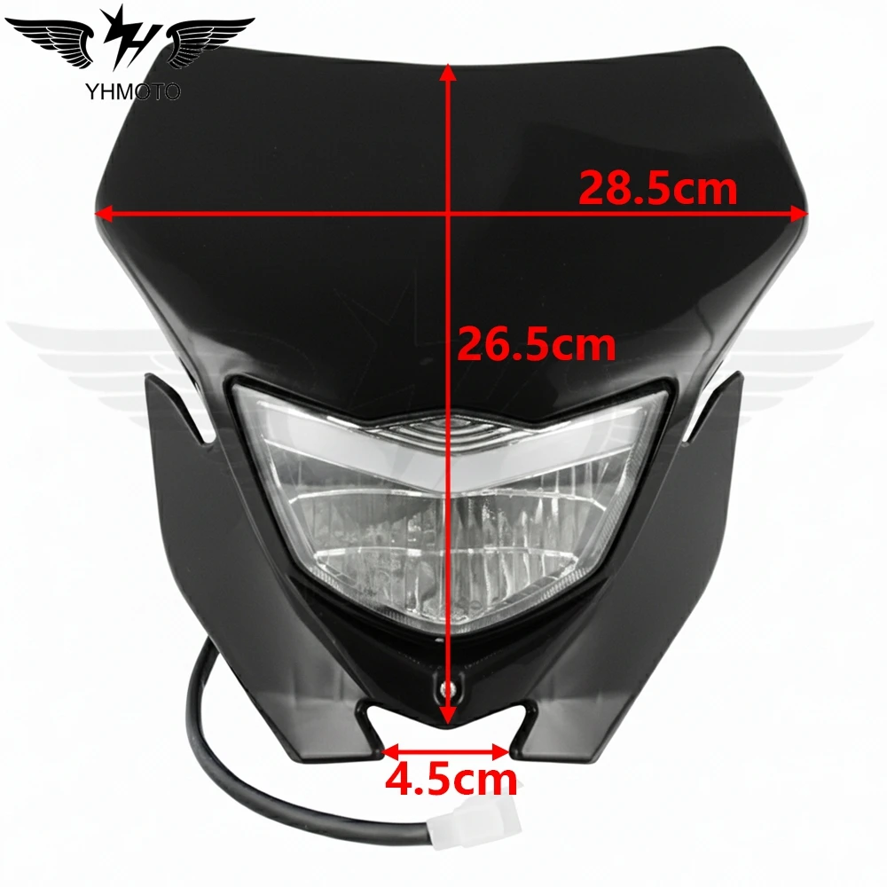 Universal Motorcycle Enduro Headlight For Yamaha WR250R WR250F TTR 225 230 YZ 250/400/450 MX Dirt Bike Motocross Supermoto - view 3