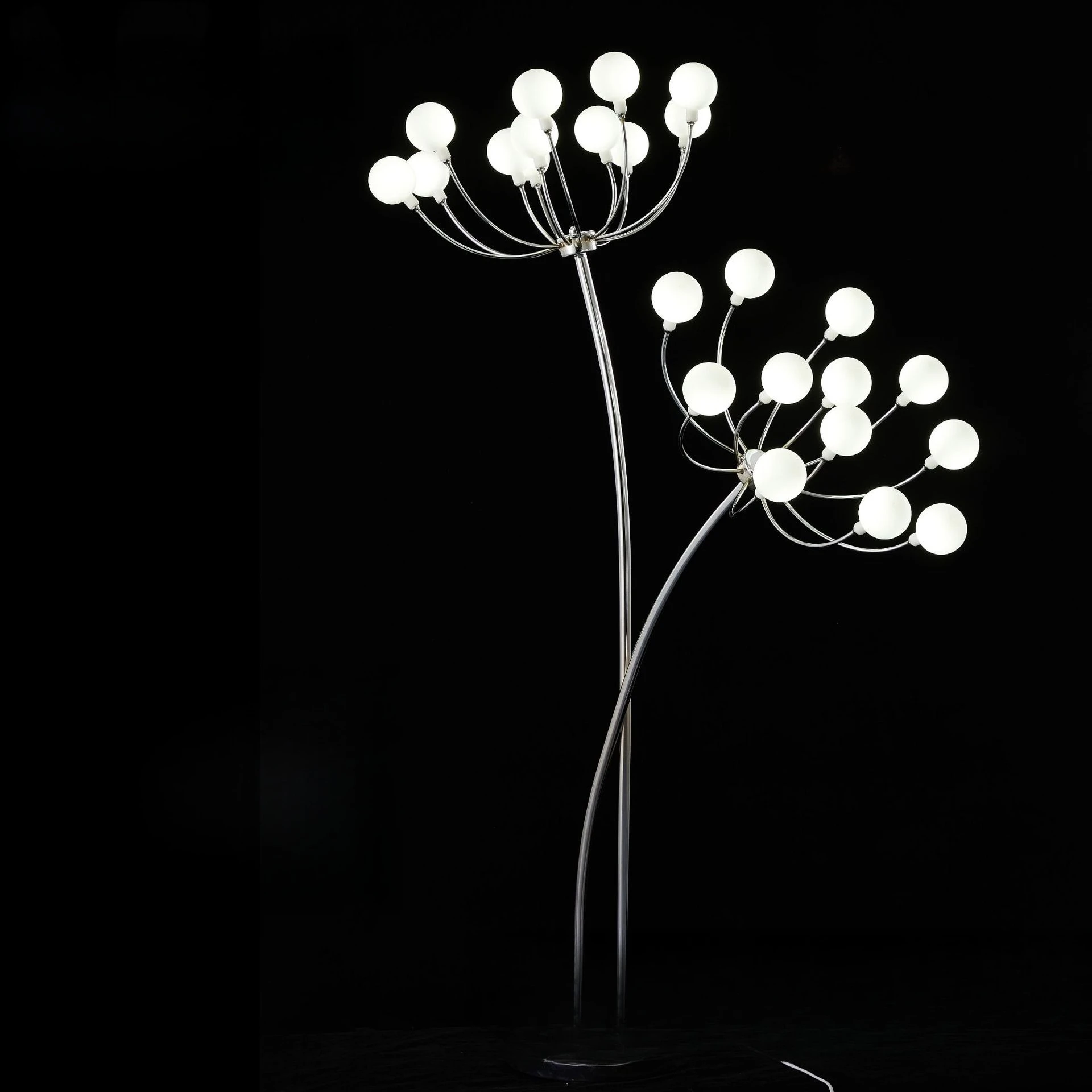 Wedding wrought iron electroplating luminous 24-head dandelion street light wedding stage arrangement banquet hall decoration