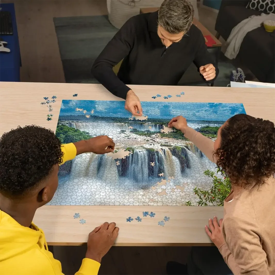 Cascades de Puzzle pour adultes, 1000/500/300/120 pièces, Puzzle de paysage, cadeau d'anniversaire, salle de jeux, décor de Bar, de Club, jouet de divertissement