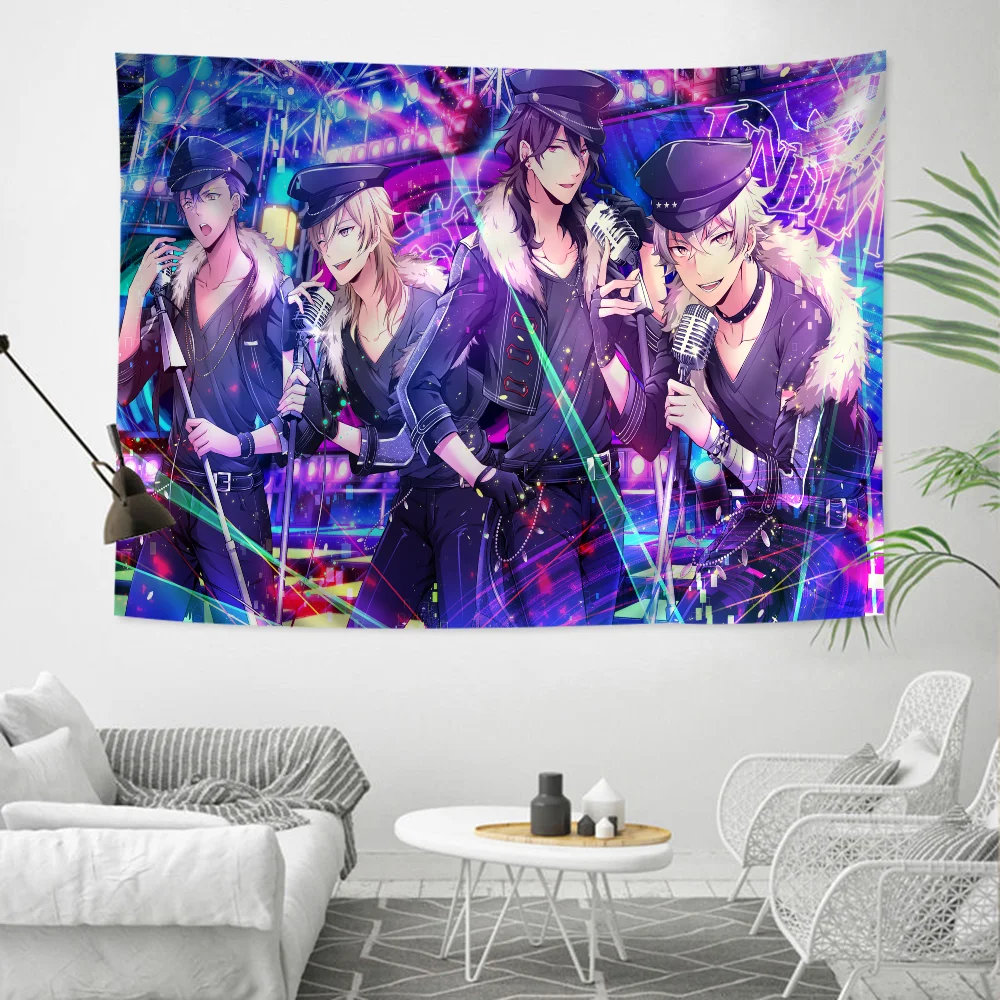 Ensemble Stars GAME Tapestry Anime Tapestry Hanging Tarot Hippie Wall Rugs Dorm Wall Hanging Sheets