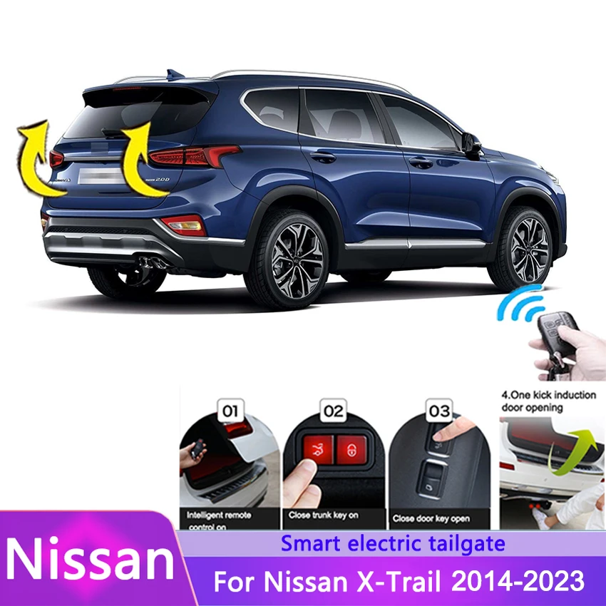 Car Accessories Electric Tail Gate Lift For Nissan X-Trail 2014-2023 Electric Tailgate Operated Trunk Electronic