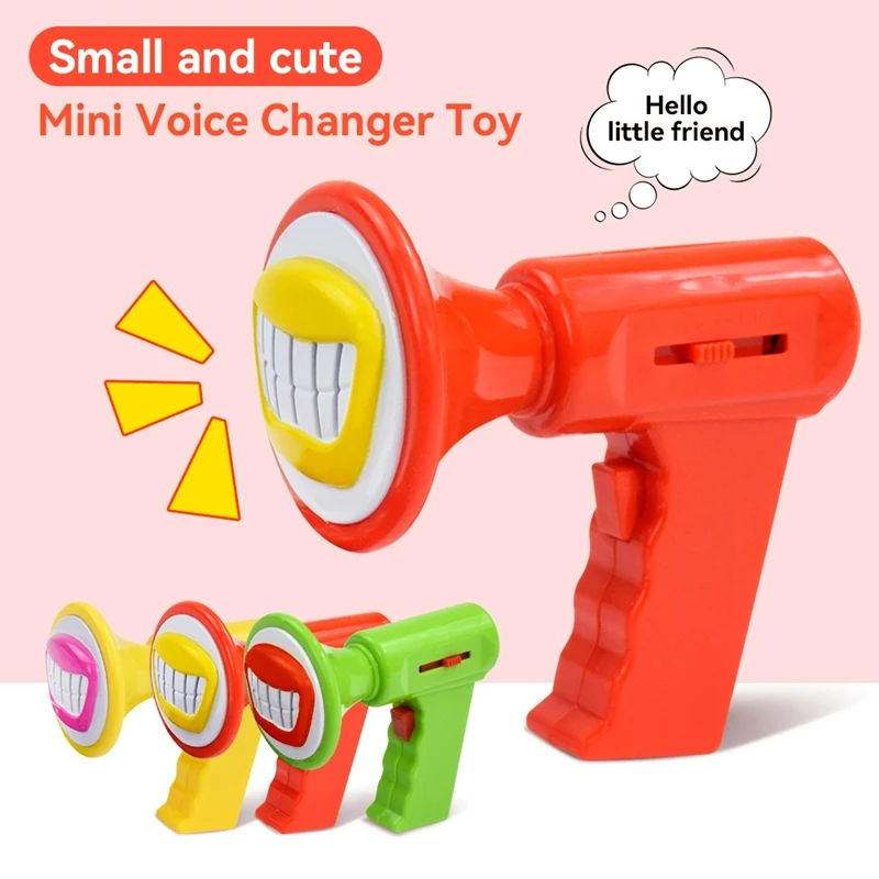Kids Voice Changer Toy With 6 Sound Effects Role Play Handheld Speaker Funny Parody Microphone For Kids Pretend Play Amplifier