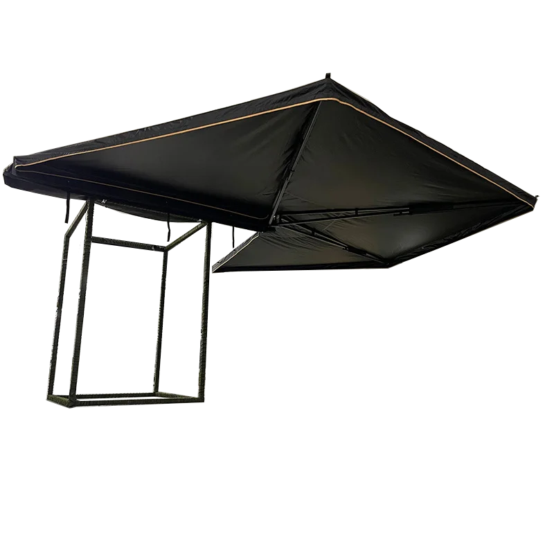 270 Degree Waterproof Aluminum Alloy Bracket Support Rod Oxford Car Awning Frameless Fan-shaped Tent Canopy Tarpaulin