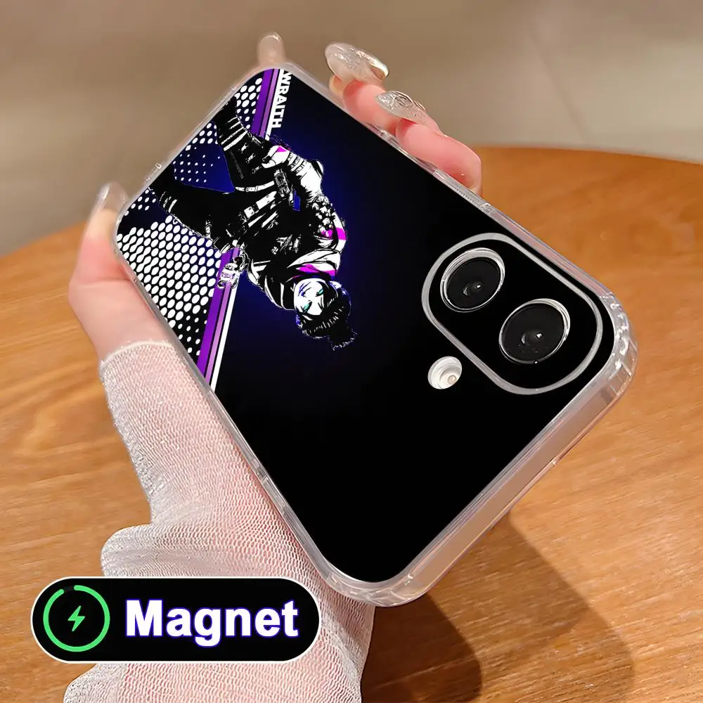 

Apex Wraith Phone Case for iPhone 17 16 15 14 13 12 11 Air Pro Max Plus Mini Soft TPU Clear Magsafe Cover