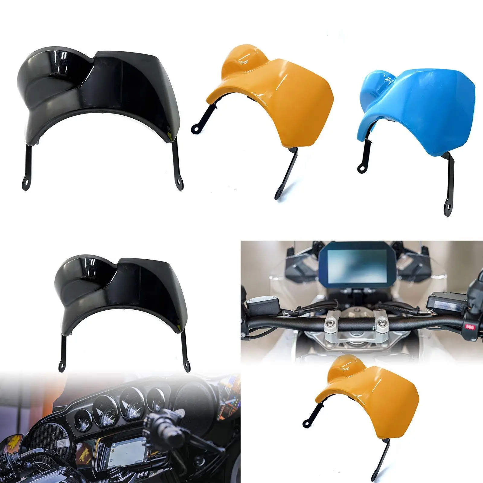 Motorcycle Windshield Windproof Deflector High Performance Cockpit Protection Cover for Royal Guerrilla 450 2024 Dashboard