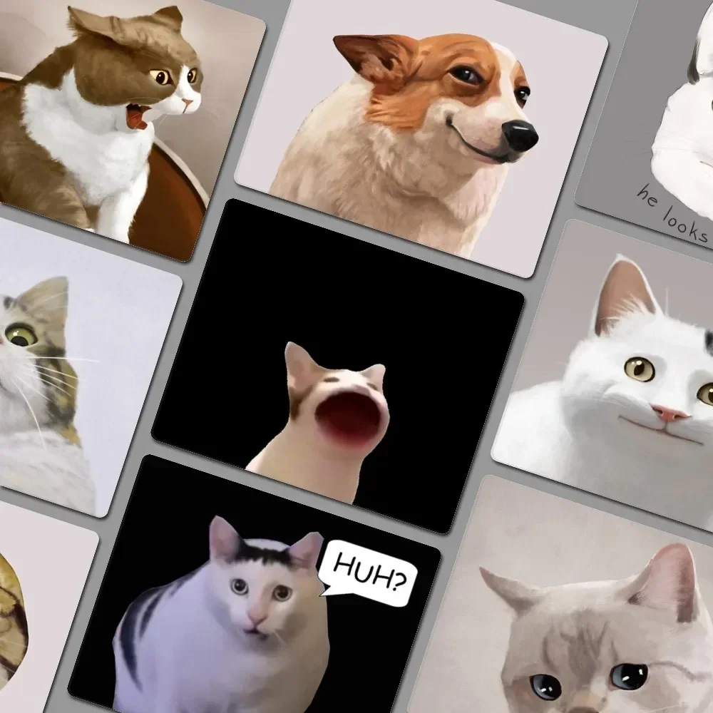Funny Pet Cat Dog Desk Mat Small Office Computer Mousepad Desk Accessories Mouse Pad Laptop Cute Animal Cushion Home Decor