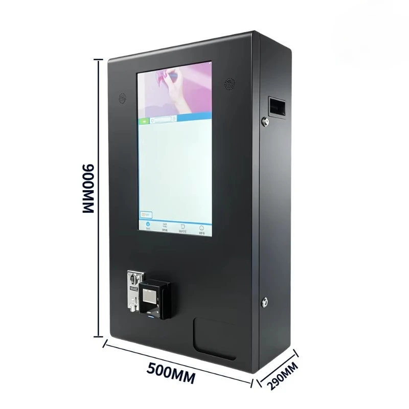 QR Code Mini Vending Machine Small Smart Cashless Payment Snack Drink Commercial Touch Screen