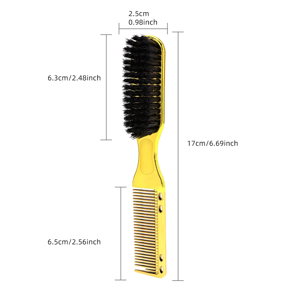 Multi functional men\'s beard beauty styling brush, nylon hairstyle brush, cleaning brush, suitable for hair and beard